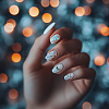 Stainless Steel DIY Nail Art Templates MRMJ-WH0098-041-6