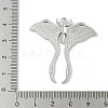 304 Stainless Steel Moth Pendants X-STAS-S186-08B-P-3