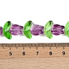 Transparent Glass Bead Strands GLAA-K070-02F-4