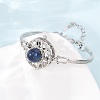 Rotating Sun Natural Lapis Lazuli Link Bracelets GG-CBA0251-11P-12-2