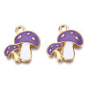 Autumn Theme Alloy Enamel Pendants ENAM-T009-46B-RS-2