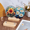 Pine Wood Display Stands DIY-WH0699-08C-4