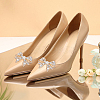 4Pcs 2 Colors Bowknot Alloy Rhinestone Shoe Decoration FIND-GO0002-34-7