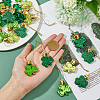 SUPERFINDINGS 40Pcs 4 Style Saint Patrick's Day Ornaments HJEW-FH0001-55-3