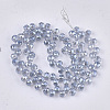 Electroplate Glass Beads Strands EGLA-S179-04A-C04-2