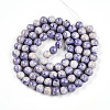 Baking Paint Glass Beads Strands DGLA-N003-10mm-C08-3