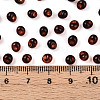 3/0 Baking Paint Glass Fringe Seed Beads SEED-A034-04J-4