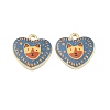 Printed Alloy Pendants PALLOY-P319-07C-07-1