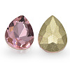 Faceted Drop Glass Pointed Back Rhinestone Cabochons RGLA-A008-13x18mm-S26-2