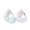 AB Color Plated Electroplate Glass Pendants EGLA-O003-06C-01-2
