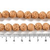 Synthetic Lava Rock Dyed Beads Strands G-H311-08C-10-5