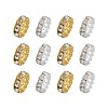 Brass Rhinestone Spacer Beads RB-TA0001-01-1