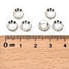 Brass Rhinestone Spacer Beads RB-A020-7mm-01S-2