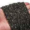 Natural Seraphinite Beads Strands G-RM2025-A42-3mm-1