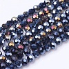 Electroplate Glass Beads Strands LS-EGLA-J042-4mm-AB01-2