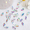 Pointed Back Glass Rhinestone Cabochons RGLA-OC0001-08C-7