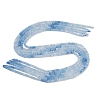 Natural Aquamarine Beads Strands G-P553-F10-02-5