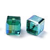 Electroplate Transparent Glass Beads EGLA-B003-01B-13-3