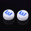 Initial Acrylic Beads OACR-E001-20E-2