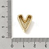 Brass Micro Pave Clear Cubic Zirconia Beads CU-CBAEEA8-16G-3