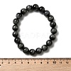 Grade AA Natural Eagle Eye Stone Round Beads Stretch Bracelets for Women BJEW-L712-B01-10mm-5