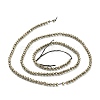 Natural Pyrite Beads Strands G-J002-19-3