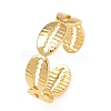 Brass Adjustable Cuff Rings for Women RJEW-B132-02A-G-4