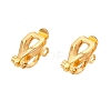 Iron Clip-on Earring Findings X-KK-R071-06G-1