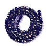 Electroplate Glass Beads Strands EGLA-A044-T4mm-B06-3