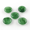 Flat Round Imitation Gemstone Acrylic Beads X-OACR-R051-17-1