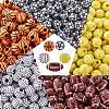 500Pcs 5 Style Craft Style Acrylic Beads FIND-SZ0005-81-1