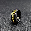 304 Stainless Steel Rotatable Chain Finger Rings for Men FS-WG60CA3-53-1