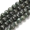 Natural Green Kyanite Beads Strands G-H335-B02-6mm-AB-2