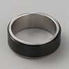 304 Stainless Steel Plain Rotating Finger Ring RJEW-WH0011-10C-EB-2