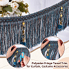 4M Polyester Fringe Tassel Trim DIY-OC0013-37B-4