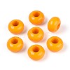 Opaque Acrylic European Large Hole Beads SACR-N019-03J-1
