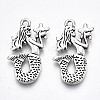 Tibetan Style Alloy Pendants TIBE-S323-084AS-RS-2
