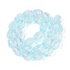 Handmade Foil Glass Beads Strands FOIL-N033-02F-2