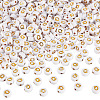 500Pcs Plating Acrylic Beads PACR-TADJ0001-01Q-1