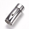 Tarnish Resistant 304 Stainless Steel Bayonet Clasps STAS-O114-031P-D-2