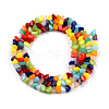 Opaque Solid Color Glass Beads Strands X-GLAA-N052-01-A11-2