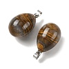 Natural Tiger Iron Pendants GG-K002-08A-05-2