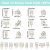 100Pcs Alloy Cord Ends Kits DIY-SC0029-58S-2