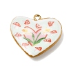Handmade Porcelain & 304 Stainless Steel Pendants STAS-Z207-02G-01-1