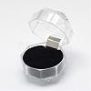 Transparent Plastic Ring Boxes OBOX-R001-04B-1
