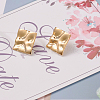 Brass Stud Earring Findings KK-TA0007-13G-5