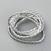 Braided PU Leather Cords LS-WL-WH0005-002C-2