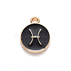 Alloy Enamel Pendants ENAM-S124-01A-08H-2