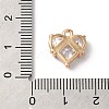 Brass Charms KK-C062-052G-02-3