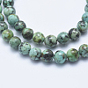 Natural African Turquoise(Jasper) Beads Strands G-E444-47-6mm-3
